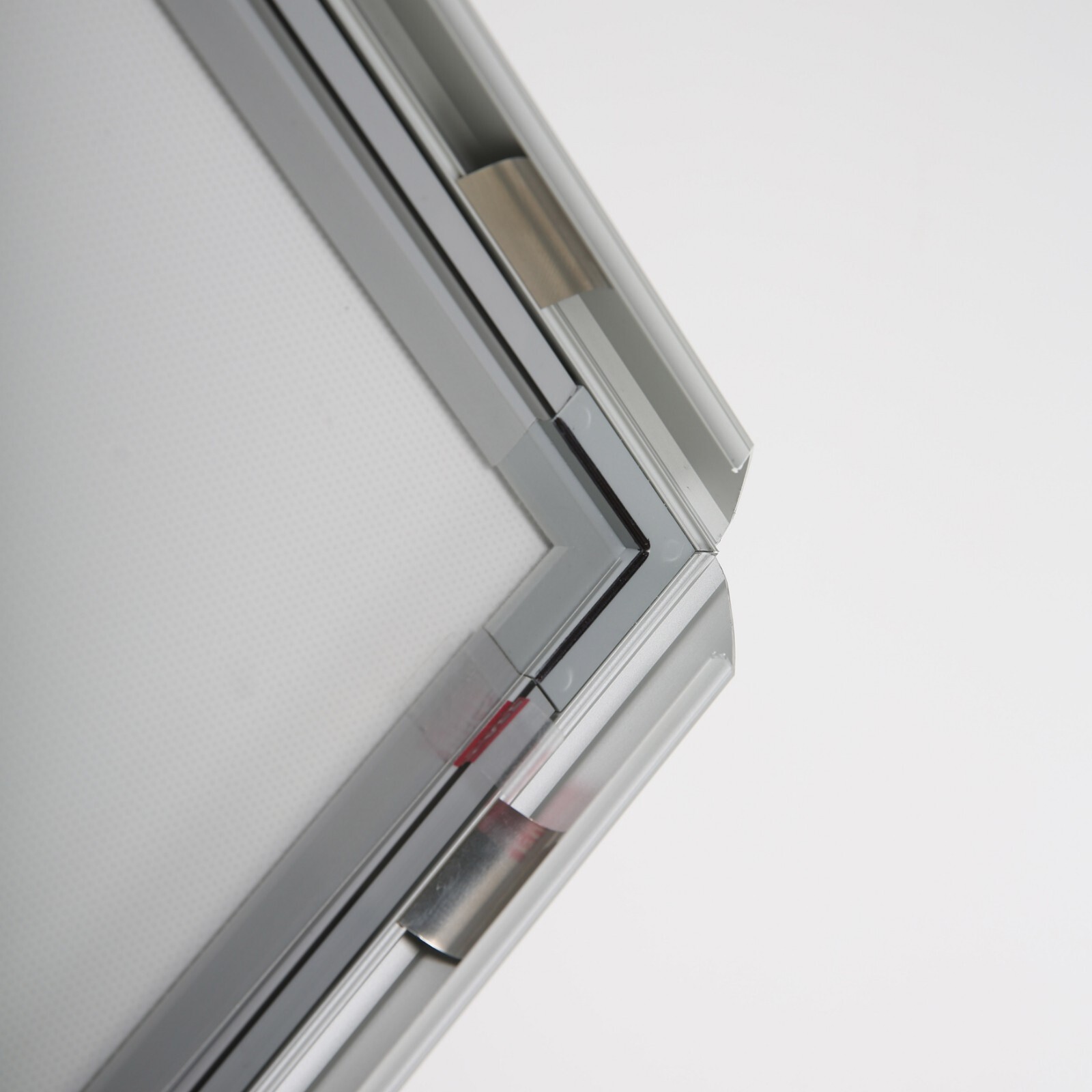 LEDbox LED Backlit Poster Frame, Silver, Aluminum, Photo, Picture, Sign Holder