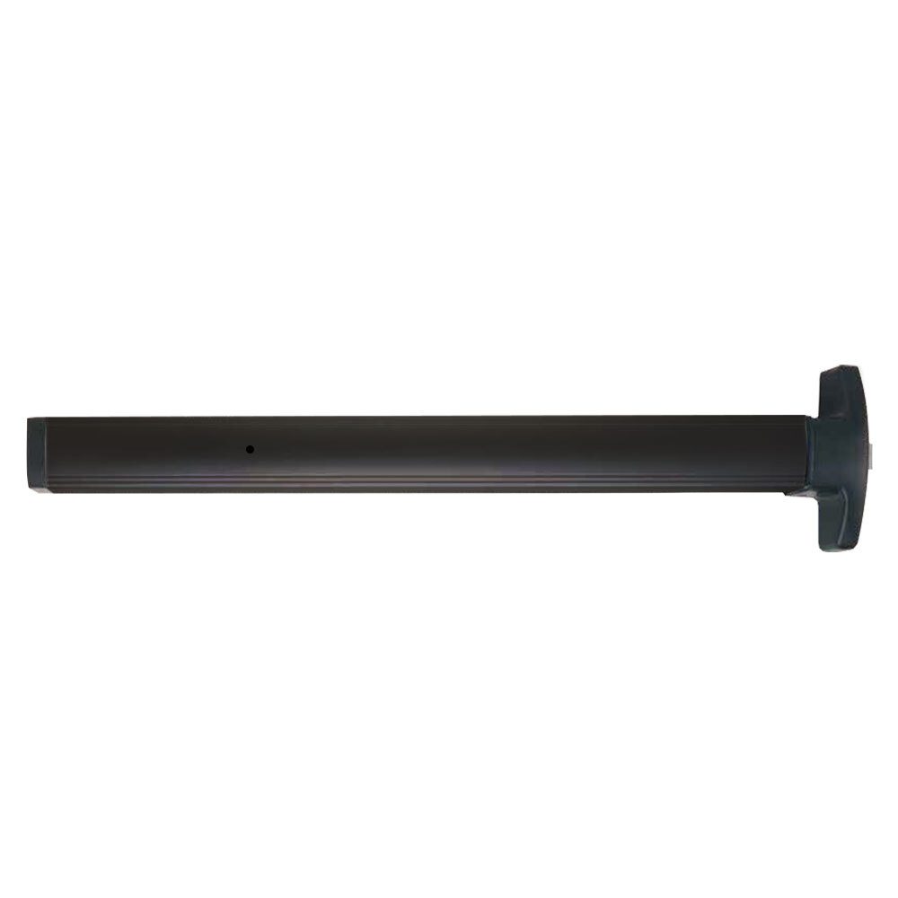 Narrow Stile Rim Exit, 36&Prime; Device, Non-Handed, Prepped for Exterior Key Cylinde