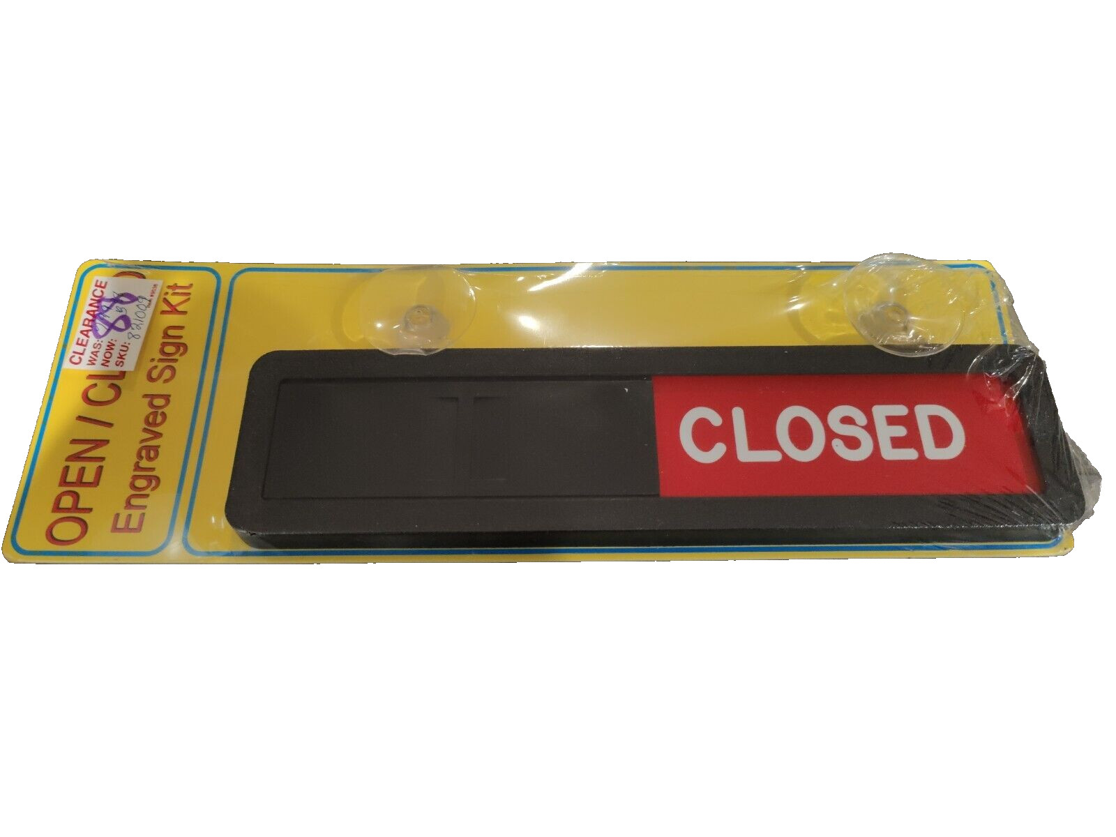 U.S. Stamp & Sign, Slider Sign « Open/Closed », Slide to Change, Door, Occupancy
