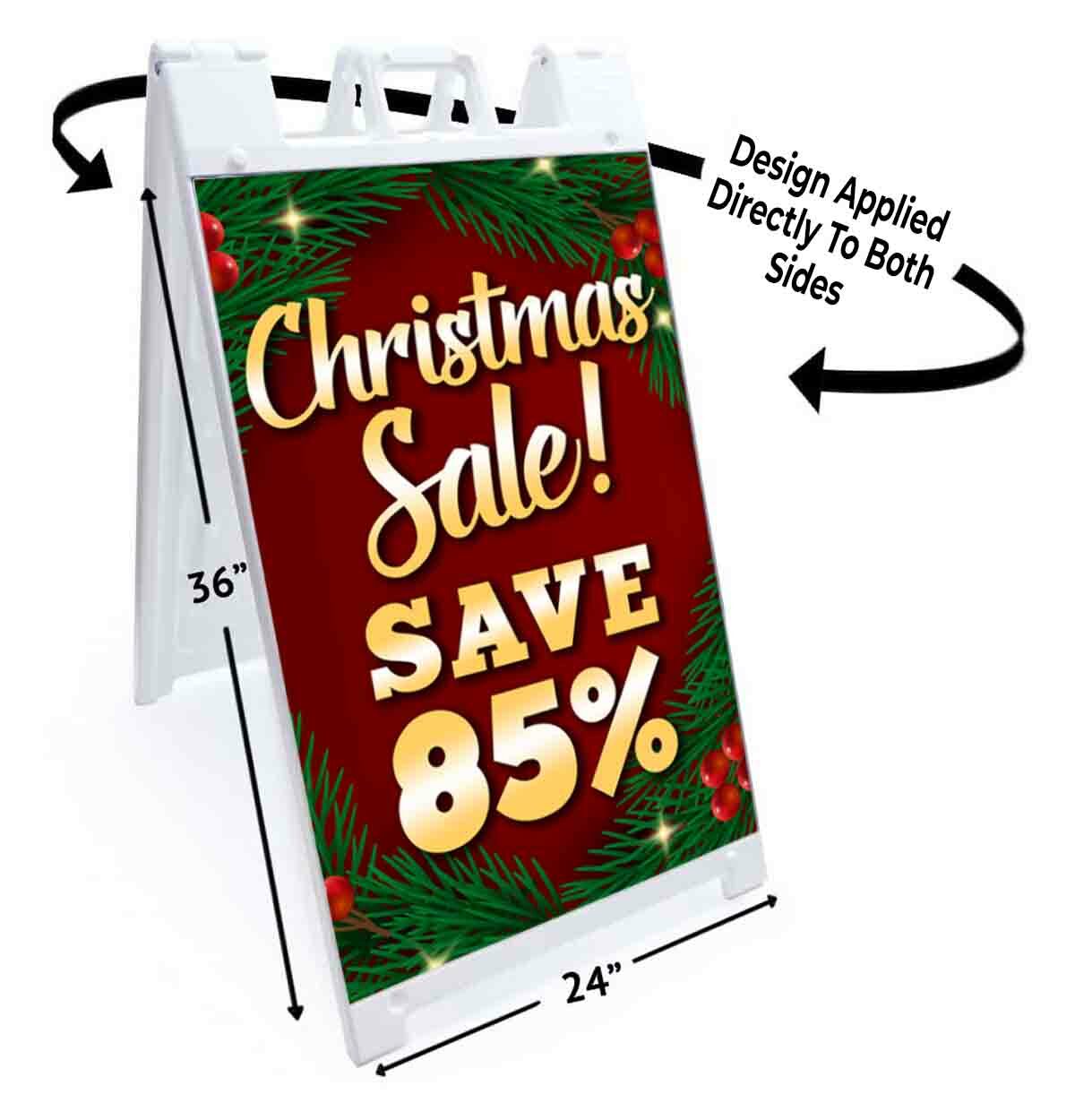 CHRISTMAS SALE SAVE 85% Signicade 24×36 A Frame Sidewalk Sign Double Sided