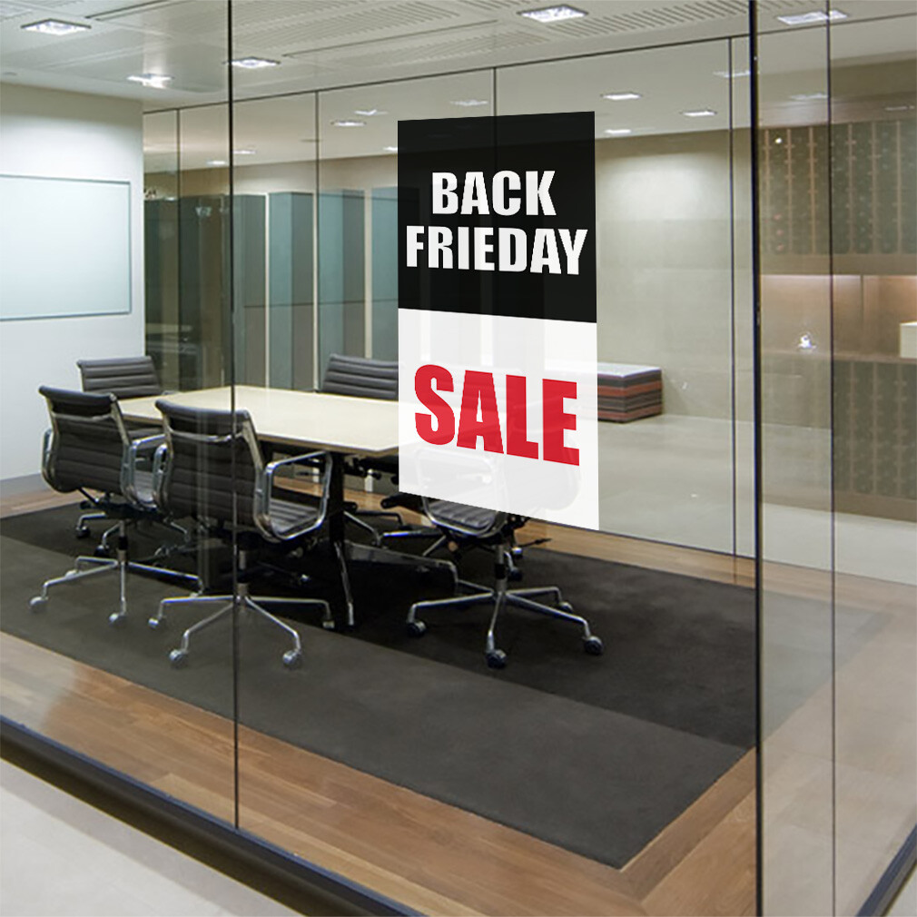 Door Decals Vertical Vinyl Stickers Multiple Sizes Industrial Vinyl Retail