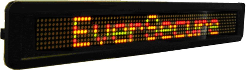 1 Line Color LED Scrolling Message Display moving Sign 26&Prime;x4&Prime;