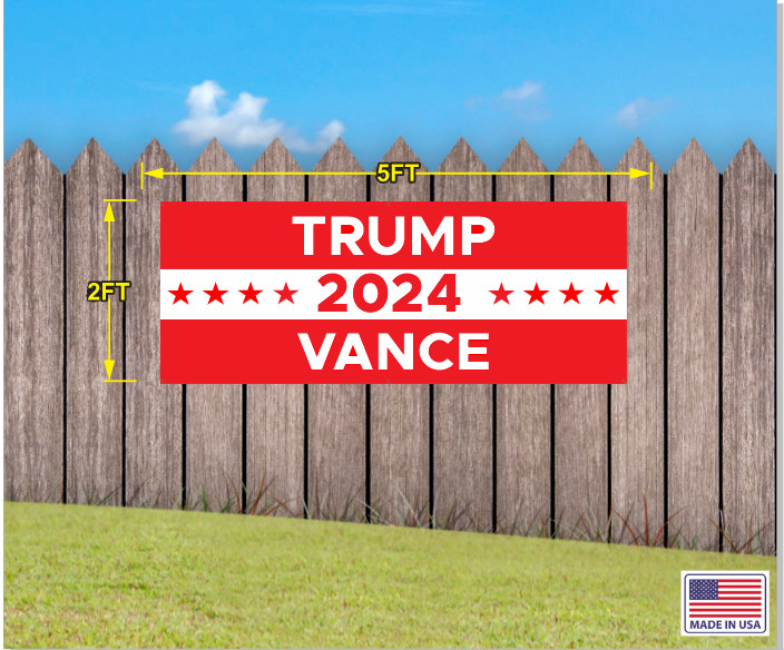 TRUMP VANCE MAGA 2024 BANNER MULTIPLE COLORS