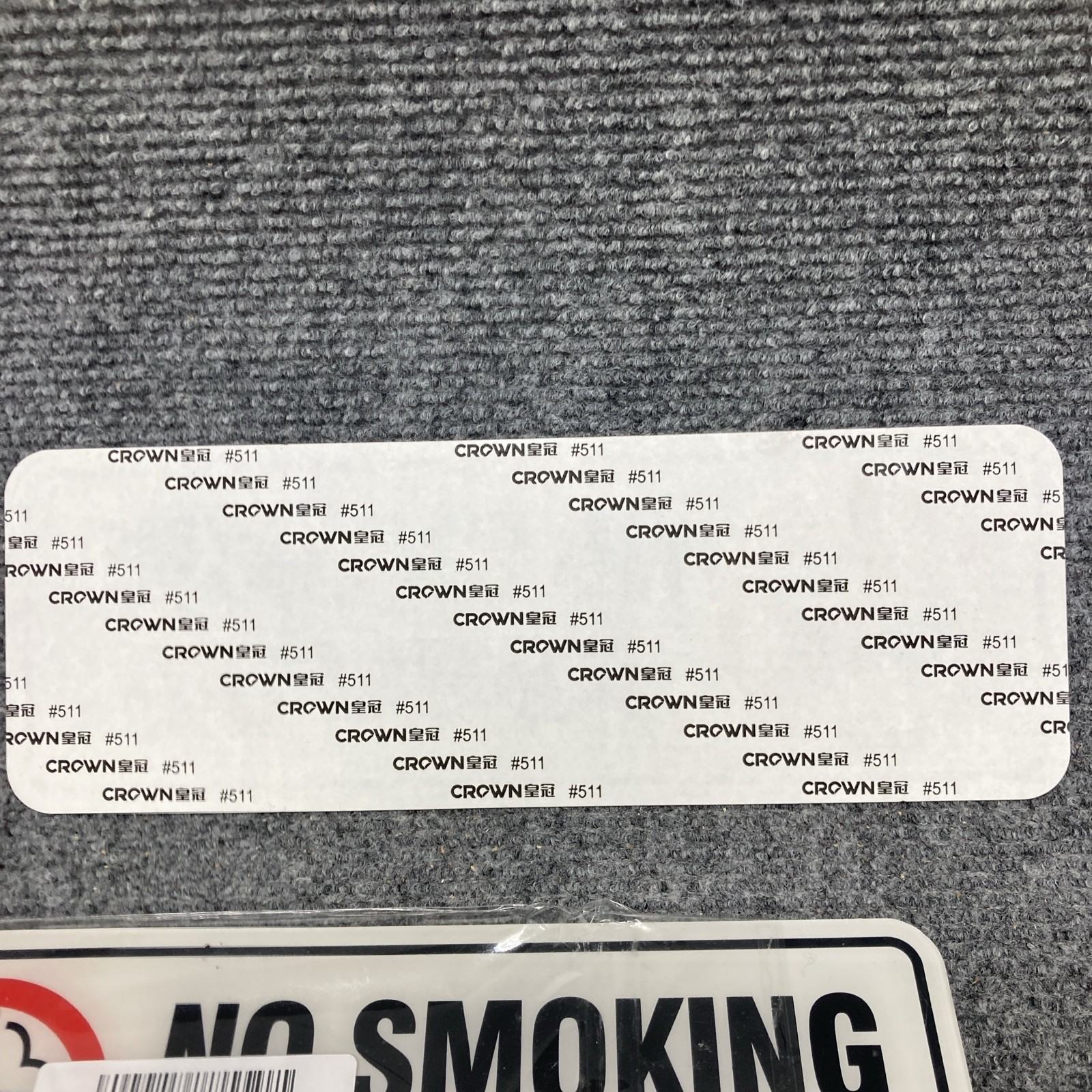 Brand New No Smoking No Vaping Indoor/Outdoor Wall Sign 3&Prime;x9&Prime; 4 Pack Unbranded