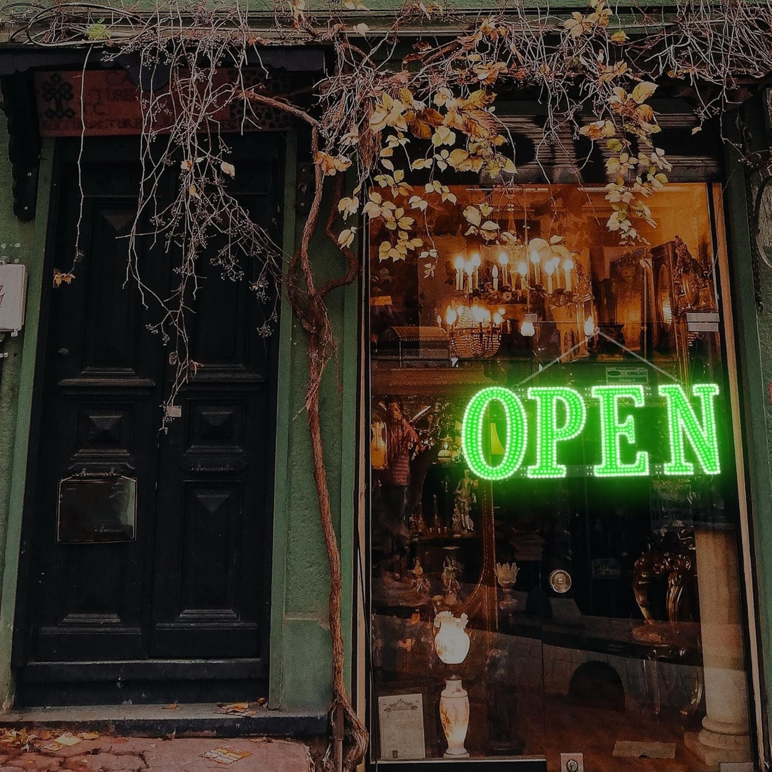 Led Open Signs for Business 30x10in Big Open Sign Led w/Remote Control Window Wa