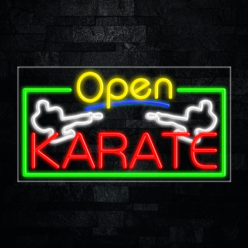 Karate LED Neon Sign 33&Prime;L x 18&Prime;H #35527