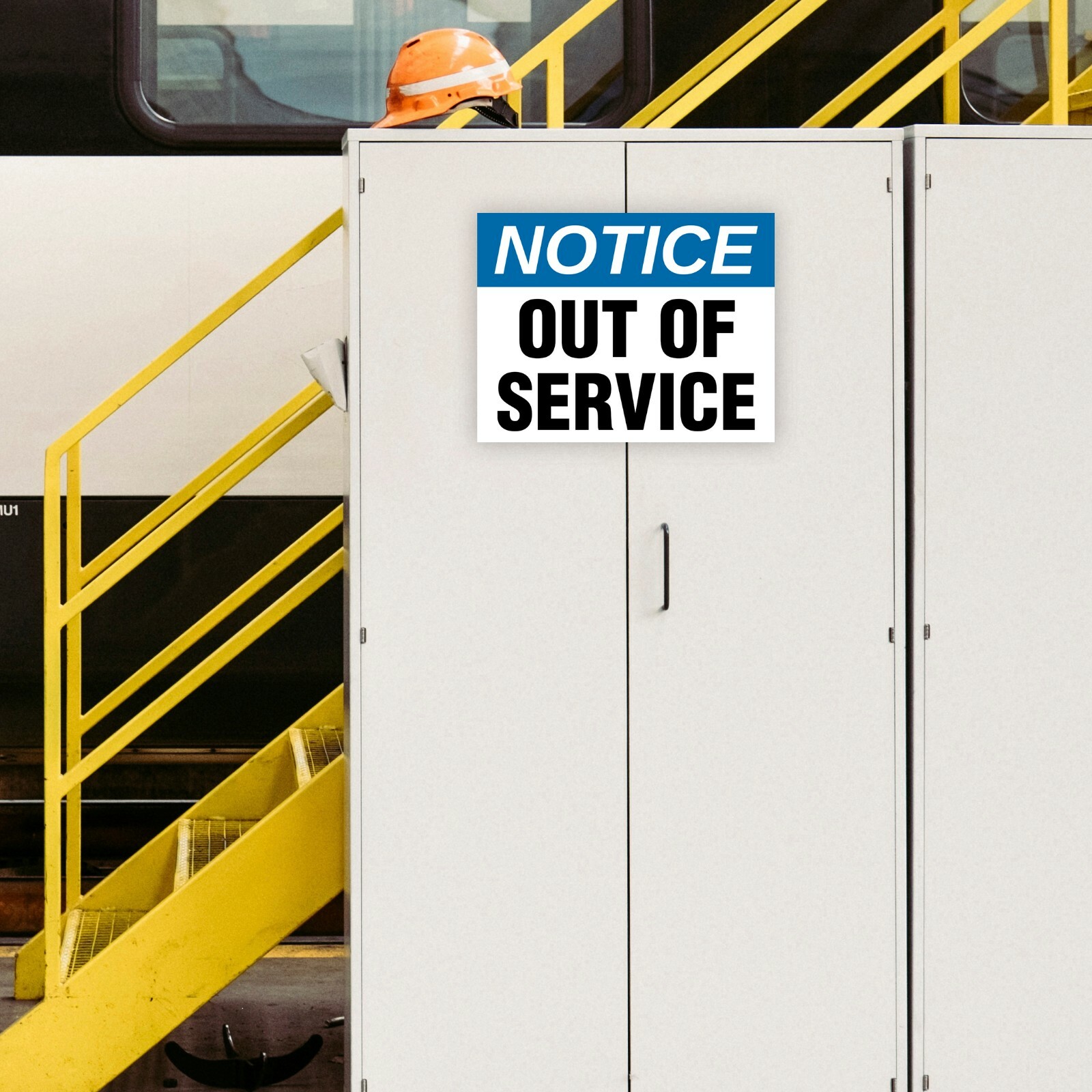 NOTICE Out of Service – Industrial Workplace Business Safety Warning Sign