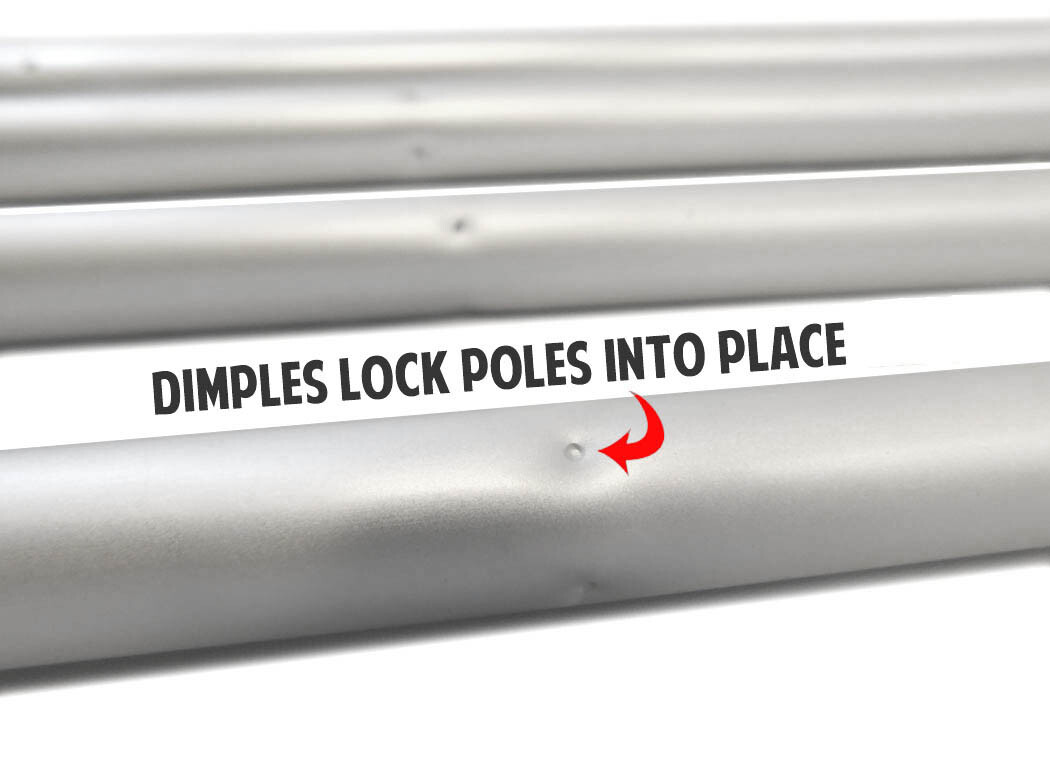 Windless Swooper Flag Pole 15ft Flagpole Feather Flag Sign Pole