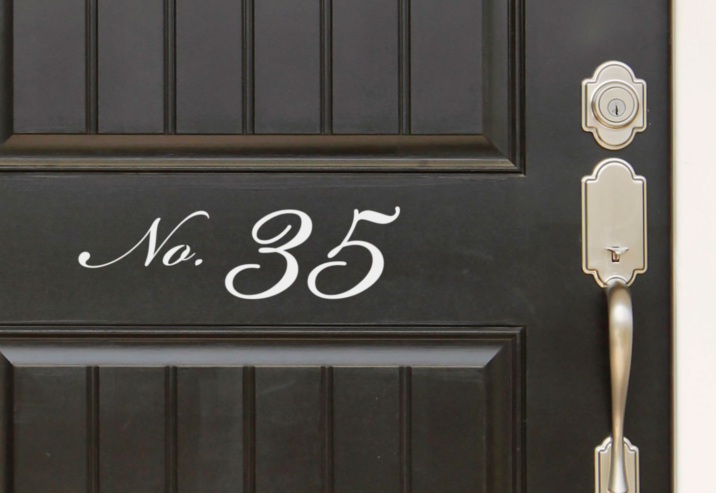 Custom House Number Decal | Front Door Address Sticker