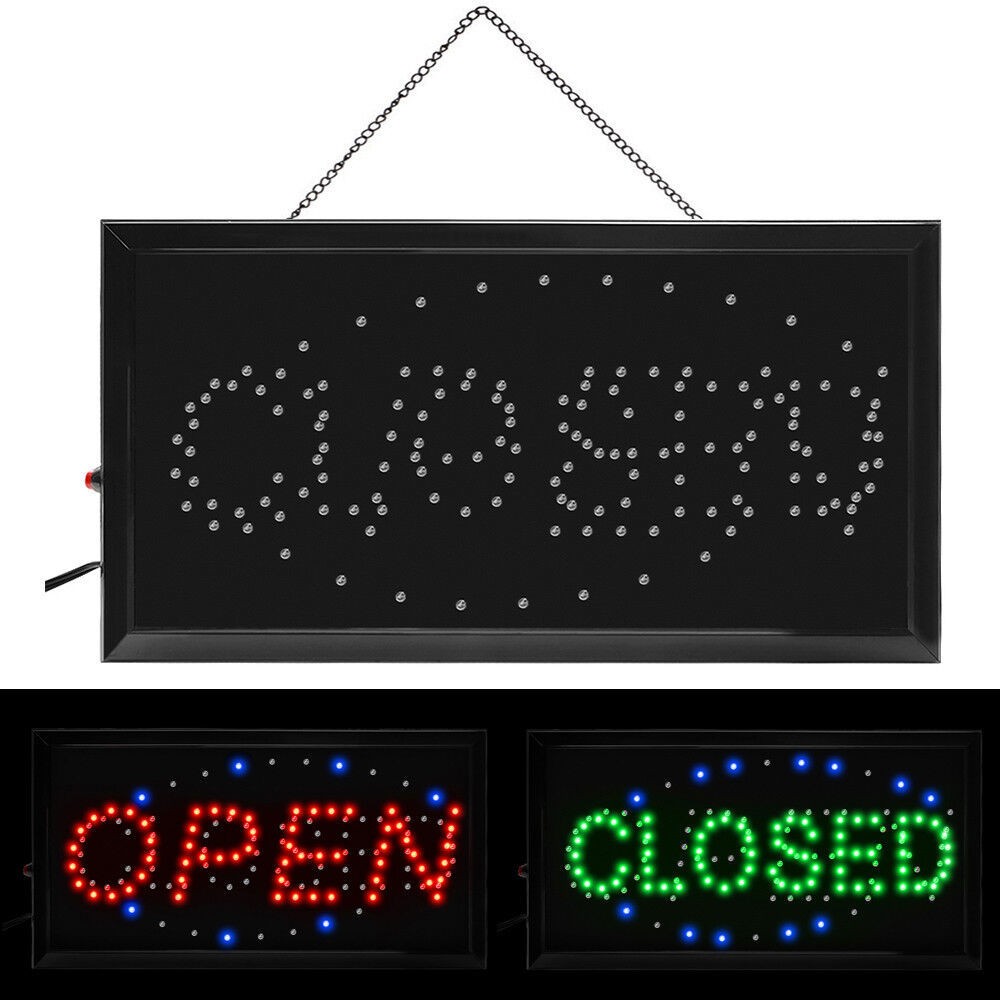 19&Prime; x 10&Prime; LED Neon Ultra Bright Light Business Display for Restaurant Store Shop