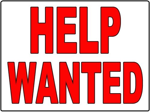 Help Wanted Metal Sign Business Window Sign Aluminum Pre-drilled Indoor or Out