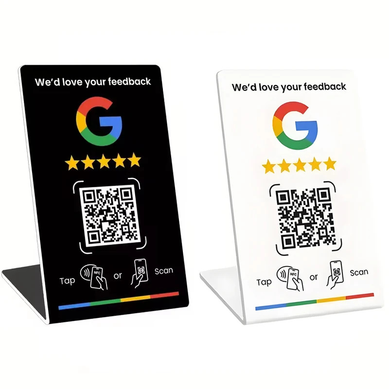Programmable NFC215 for Google Review Card NFC Station Table 13.56Mhz QR Code Ca