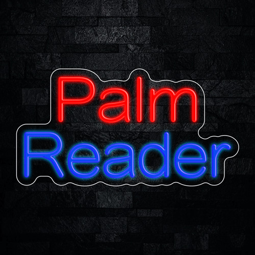 Palm Reader LED Neon Sign 19&Prime;L x 10&Prime;H #33285