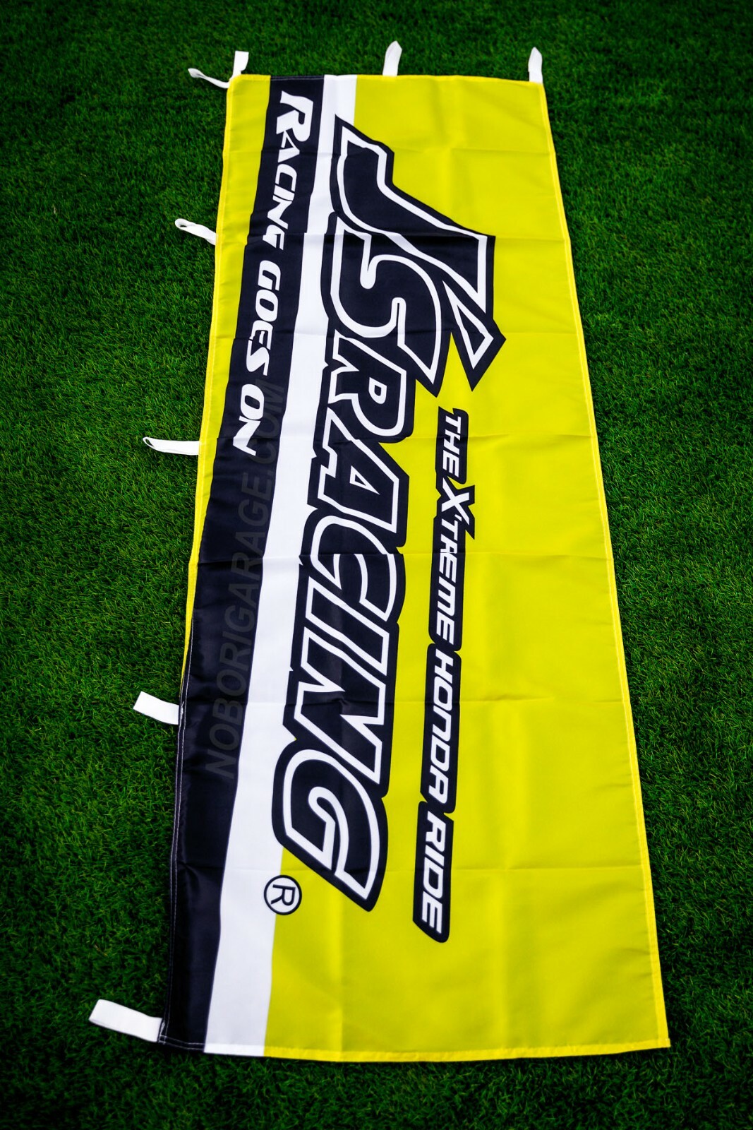 J&rsquo;s Racing Japan Nobori Banner Flag Garage Sign JDM