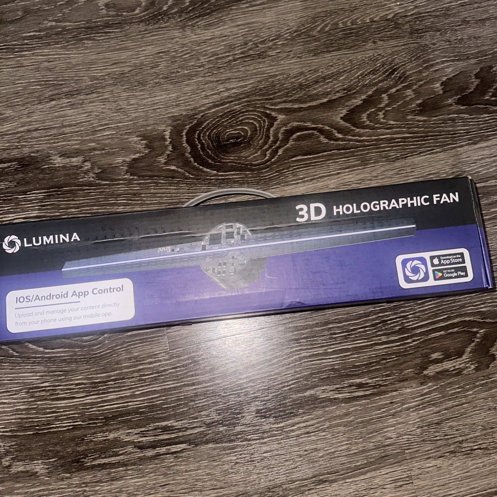 Lumina 3D Holographic Fan LED Advertising Display WiFi App Control New