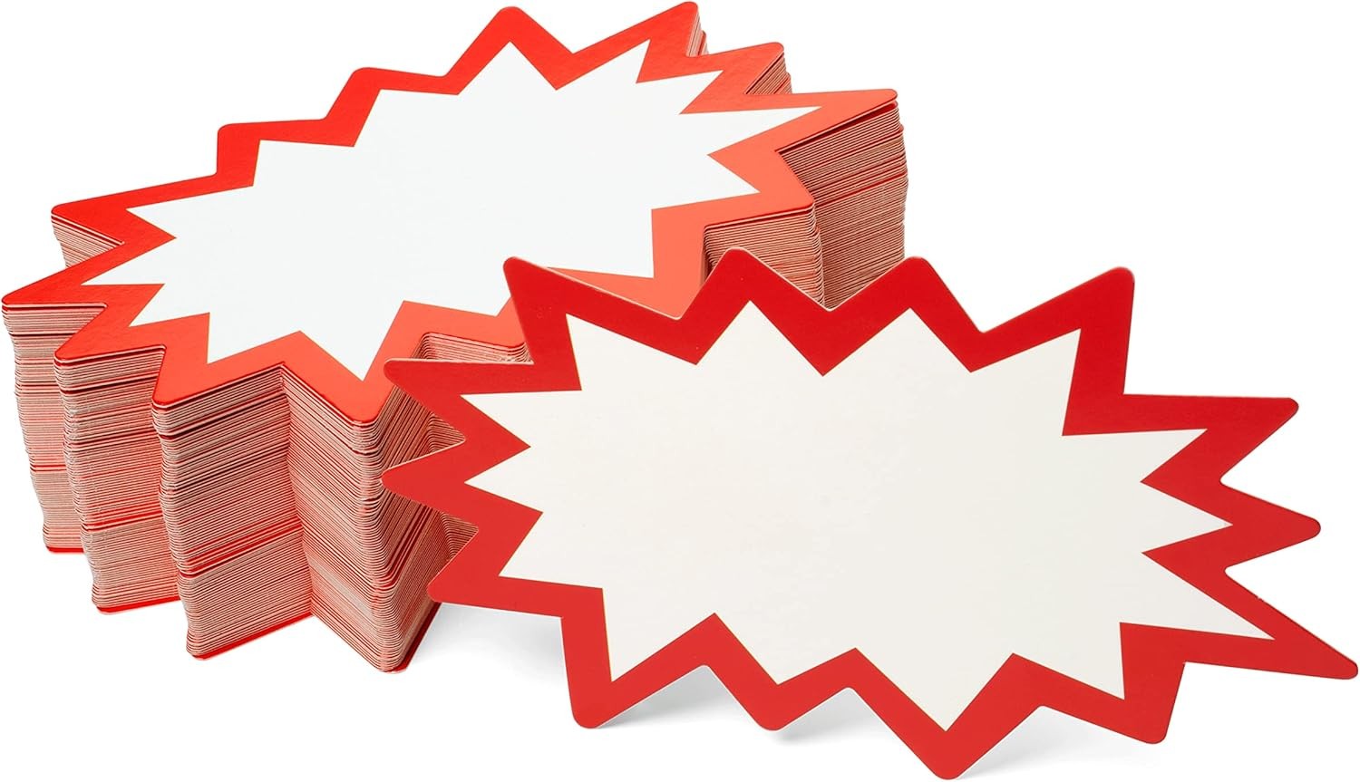 200pcs Starburst Price Tags 2×3 Yard Sale Garage Sale Signs Retail Labels