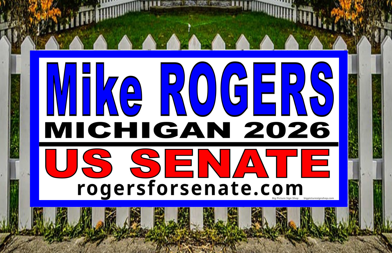 MIKE ROGERS 2026 US SENATE- VERY LARGE Banners -Vinyl – Fast Shipping – USA MADE