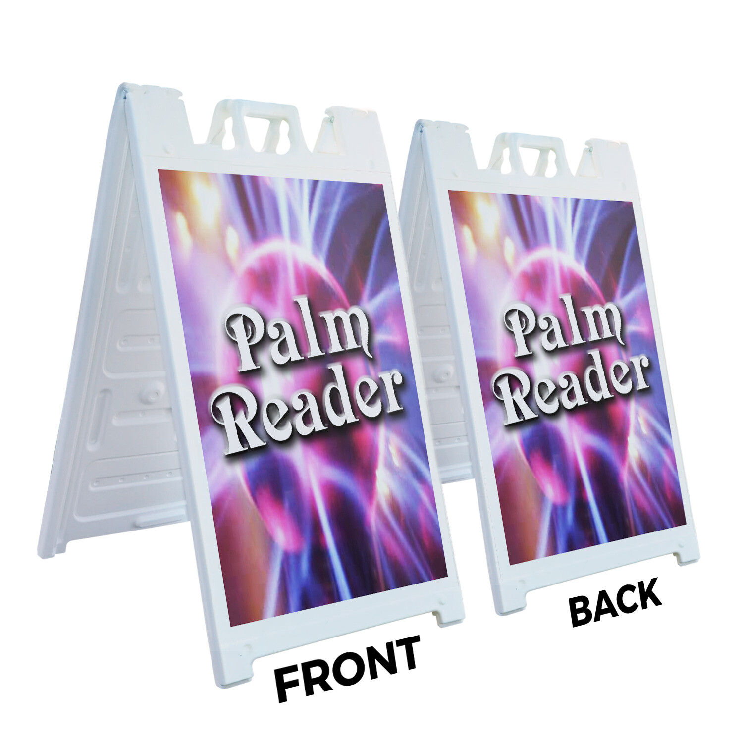 A-frame Sidewalk Palm Reader 24&Prime; x 36&Prime; Double Sided A-Frame Sidewalk Sign