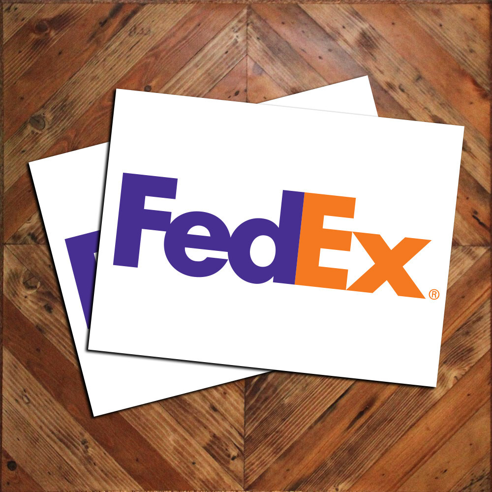 For FedEx Brand Exposure Car Magnet Signs 9&Prime;x12&Prime; Package Delivery Driver Signage