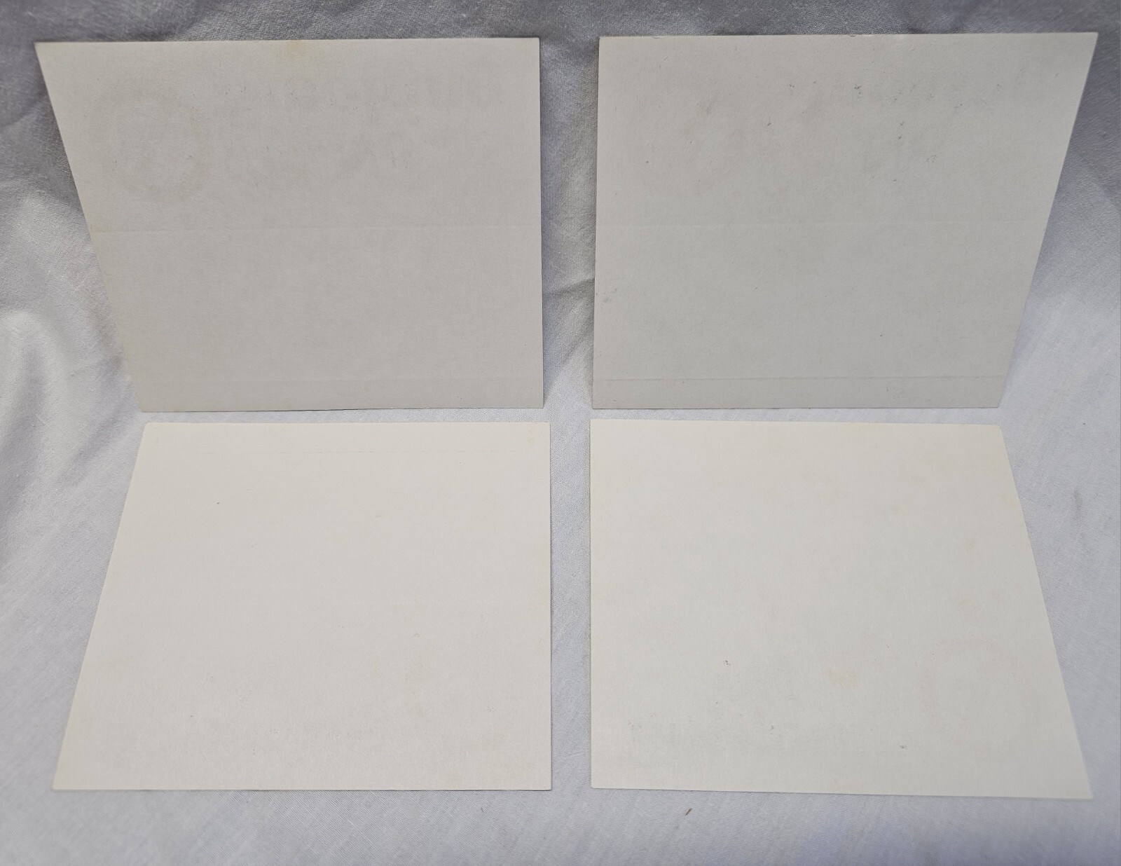4 Vintage 4¼ » × 5¼ » Please No Smoking Foldable Sign Table Plaque Card Lot 1960&rsquo;s