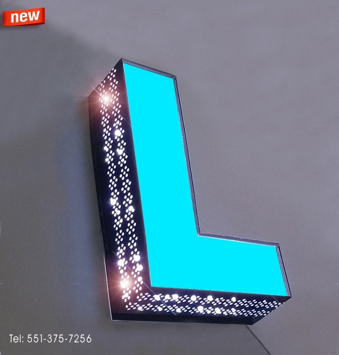New Custom Made Led Channel Letter, Front-Lit and side-Lit 20 Inches