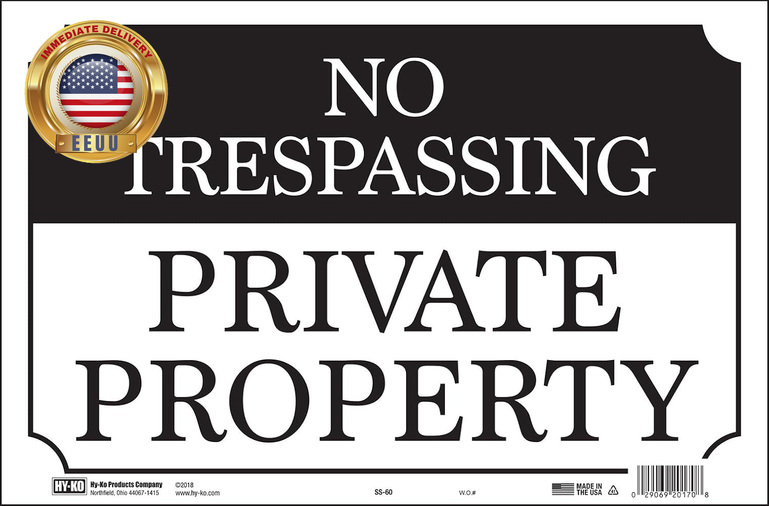 Aluminum Signs, 14” X 9.5”, Durable Long-Lasting Contrasting Metal Signs for Out