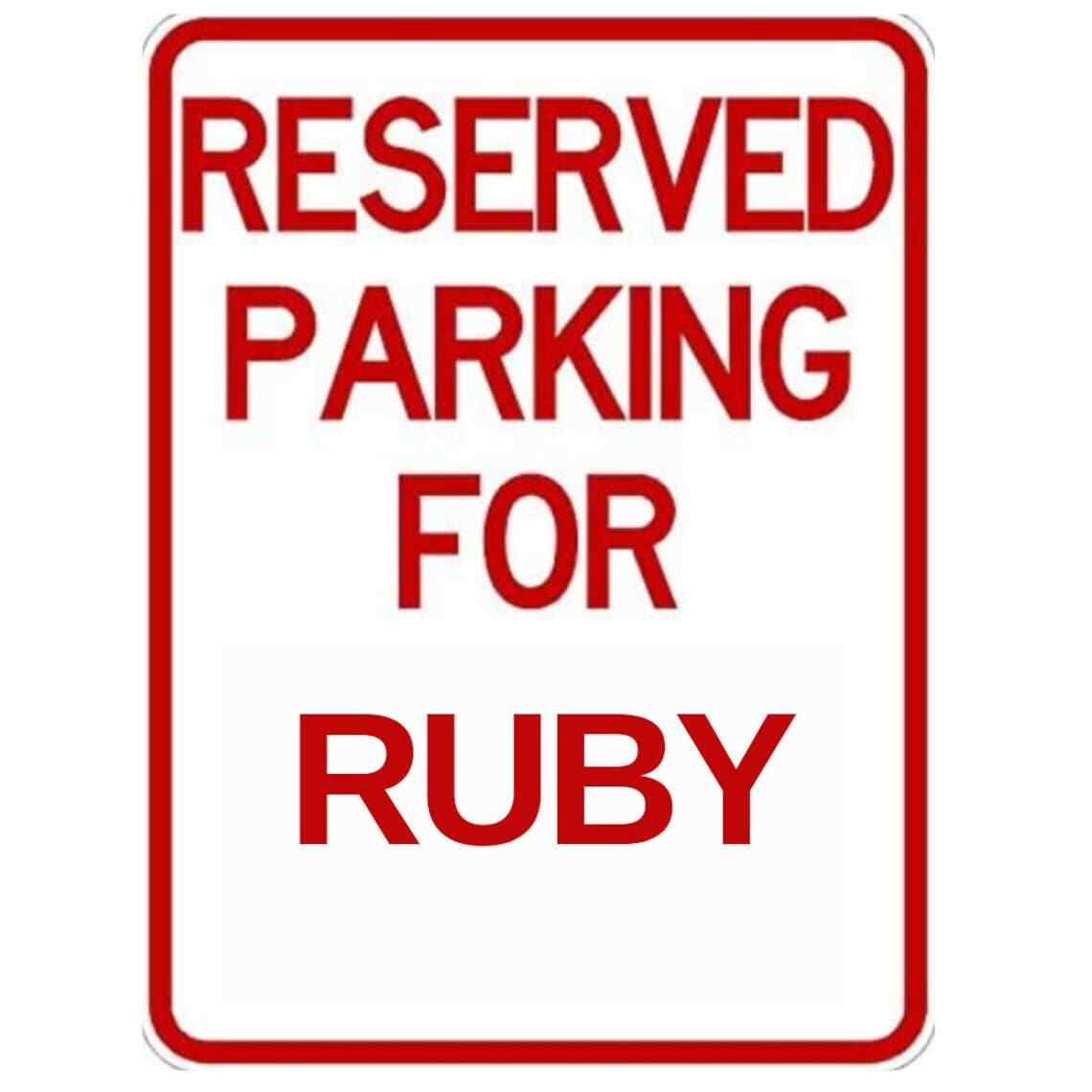 Custom Reserve Parking Sign 9×12 Aluminum for Parking Lot, Garage, Buisness