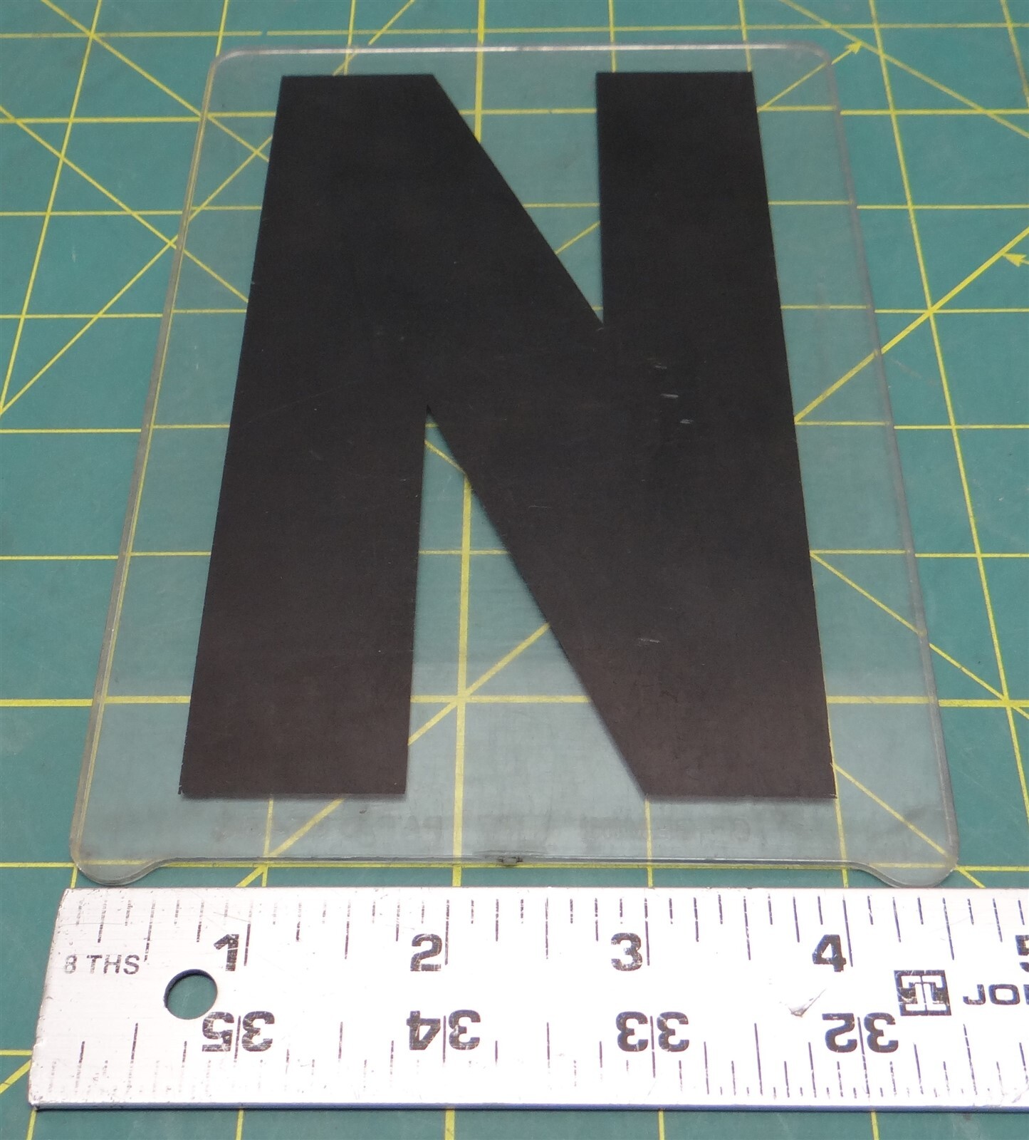 (N) 7&Prime; x 4-1/2&Prime; Acrylic Wagner Zip-Change Marquee Sign Changeable Letter