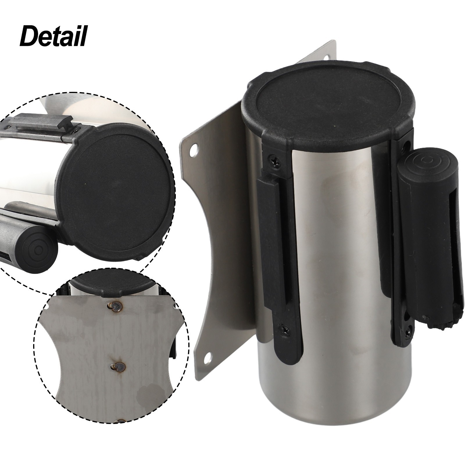 stainless Stanchion Queue Barrier Wall Mount Crowd Control Retractable shop