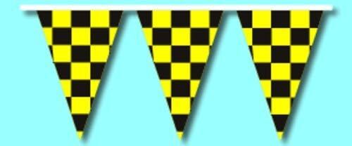 High Quality Checkered Race Track Starter Pennants | Weather Resistant | Sturdy