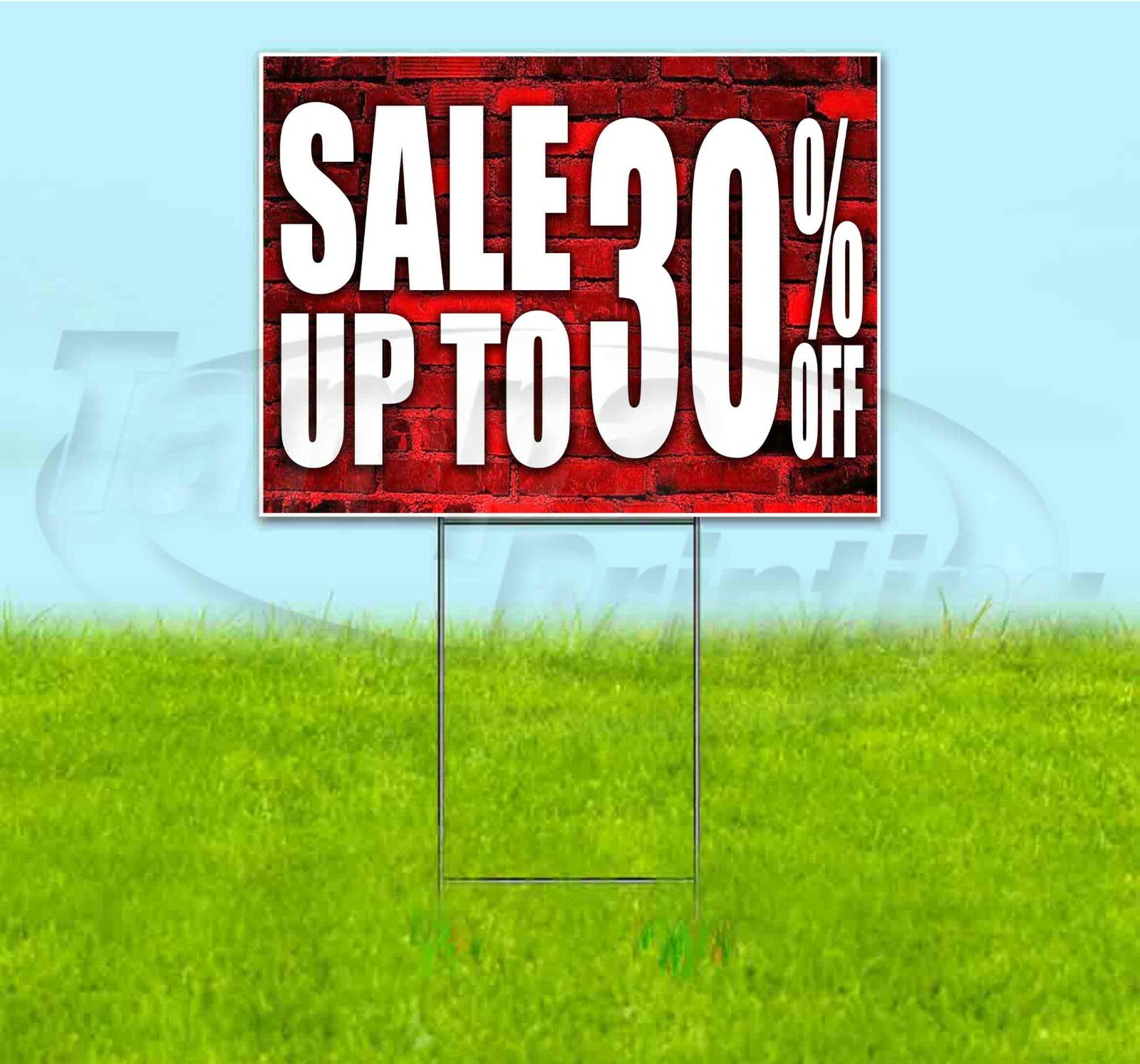 SALE UP TO 30% OFF 18×24 Yard Sign WITH STAKE Corrugated Bandit USA DISCOUNT