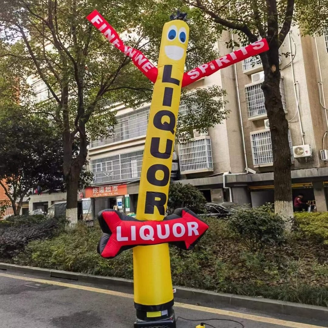 18ft Liqour Inflatable Tube Man Dancer with Arrow {Without Blower}