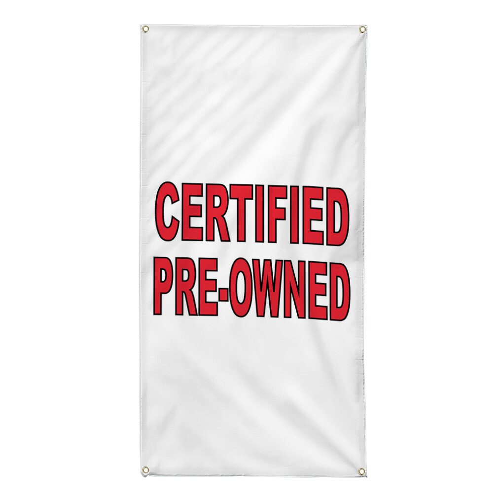 Vertical Vinyl Banner Multiple Sizes Business Weatherproof Industrial Yard Signs