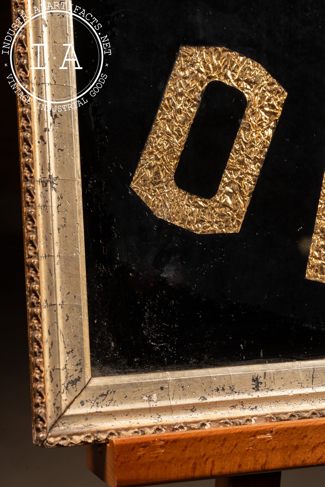 Antique ROG « Deposit » Foil Trade Sign
