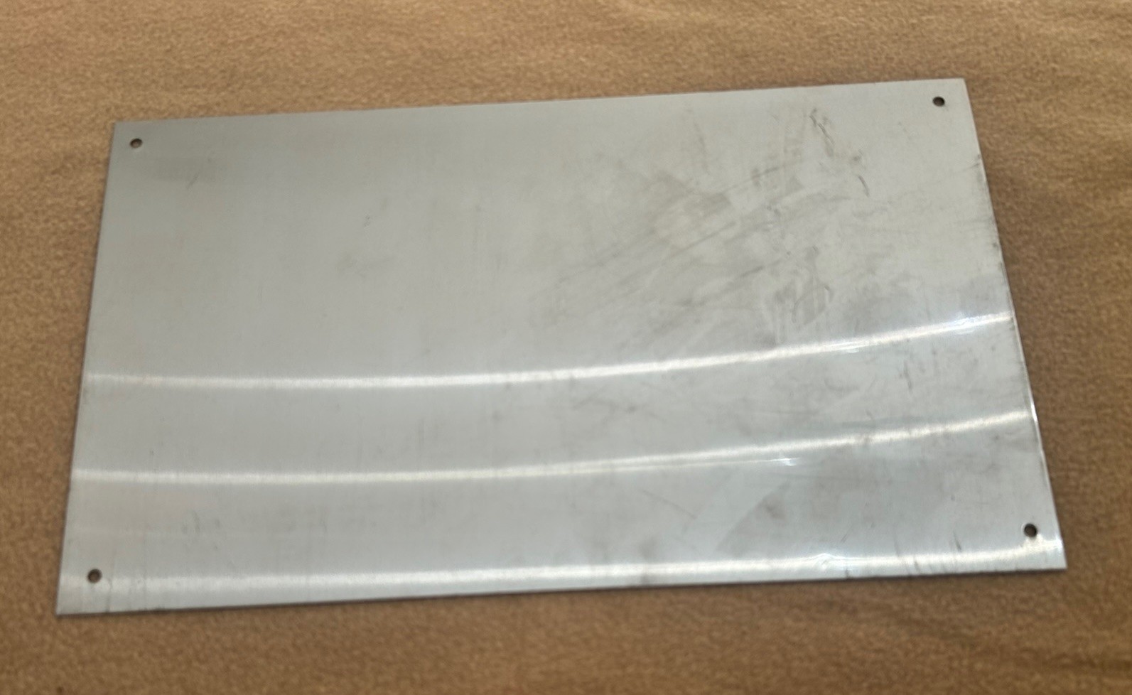 Vintage Aluminum FOR SALE BY OWNER Sign 8” x 14” Real Estate Boat Car