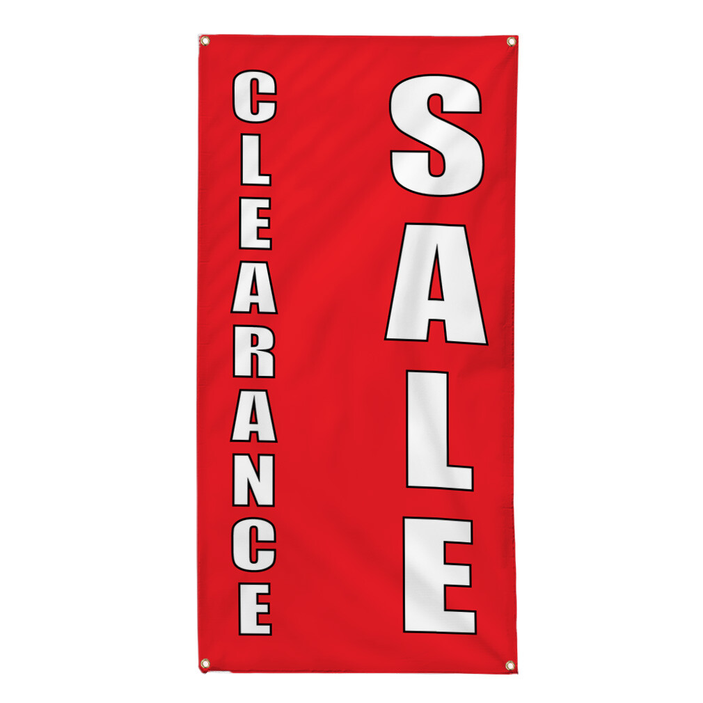 Vertical Vinyl Banner Multiple Sizes Closing out Deal U Business Outdoor