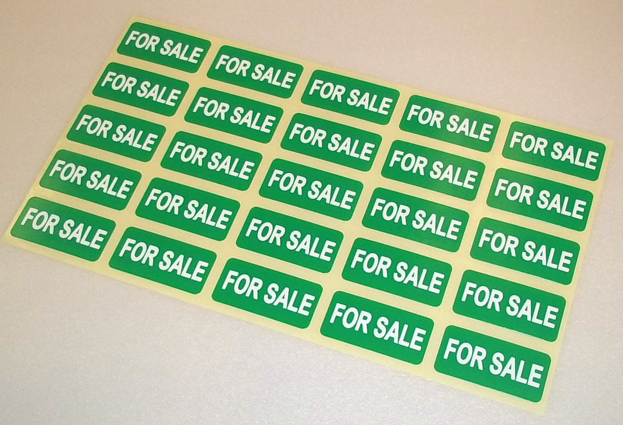 SOLD – FOR SALE – LET – TO let – Estate Agents Stickers