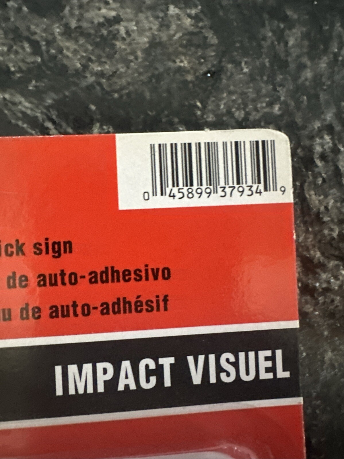 5” X 7” No Smoking Sign Visual Impact Self Stick