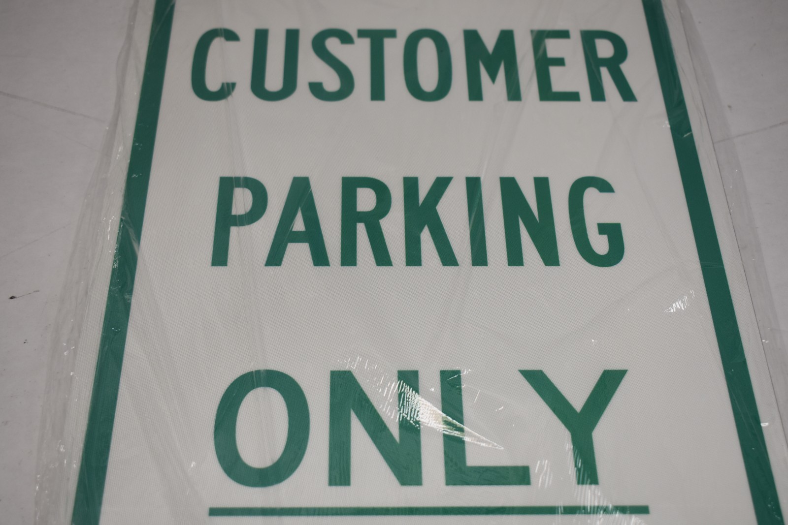 SmartSign 2RY1 Customer Parking Only Sign 12&Prime; x 18&Prime; Metal 3M Authorized
