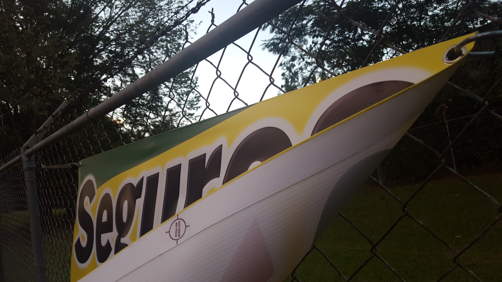 Seguros de Todo Tipo Aqui Sign Banner Display Anuncio Lona Tienda Shop Open Auto