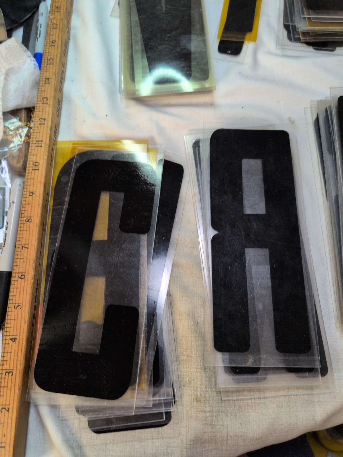 110 Flex Change Letters & Numbers – 8 7/8&Prime;H Sandwich Board Cafe