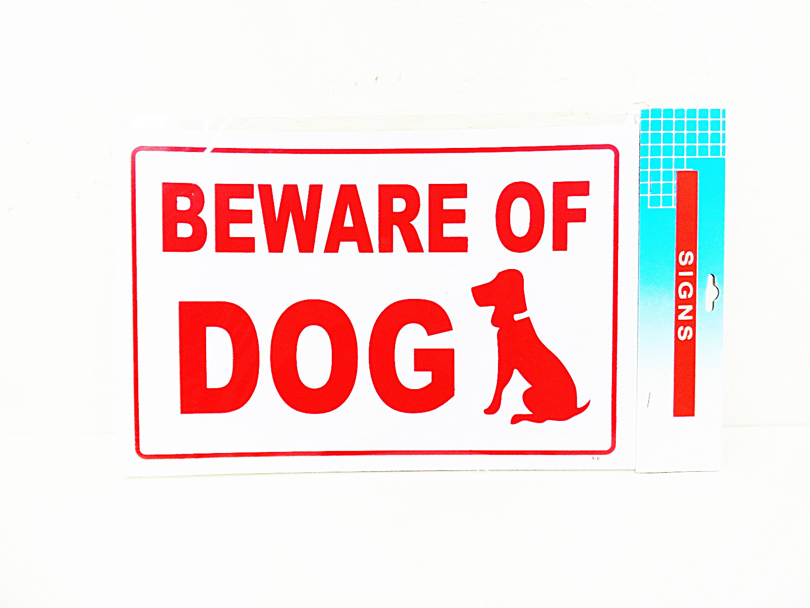 We&rsquo;re Open Signs Closed Garage Sale No Smoking Beware of Dog Yard Sign 12×8 in.