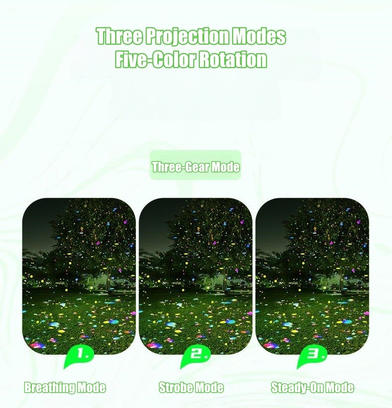 20W/40W/50W Outdoor Dynamic Firefly Laser Starry Sky Projection Light Outdoor