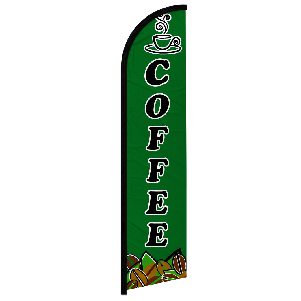 Coffee Windless Advertising Swooper Flag Concessions Drinks