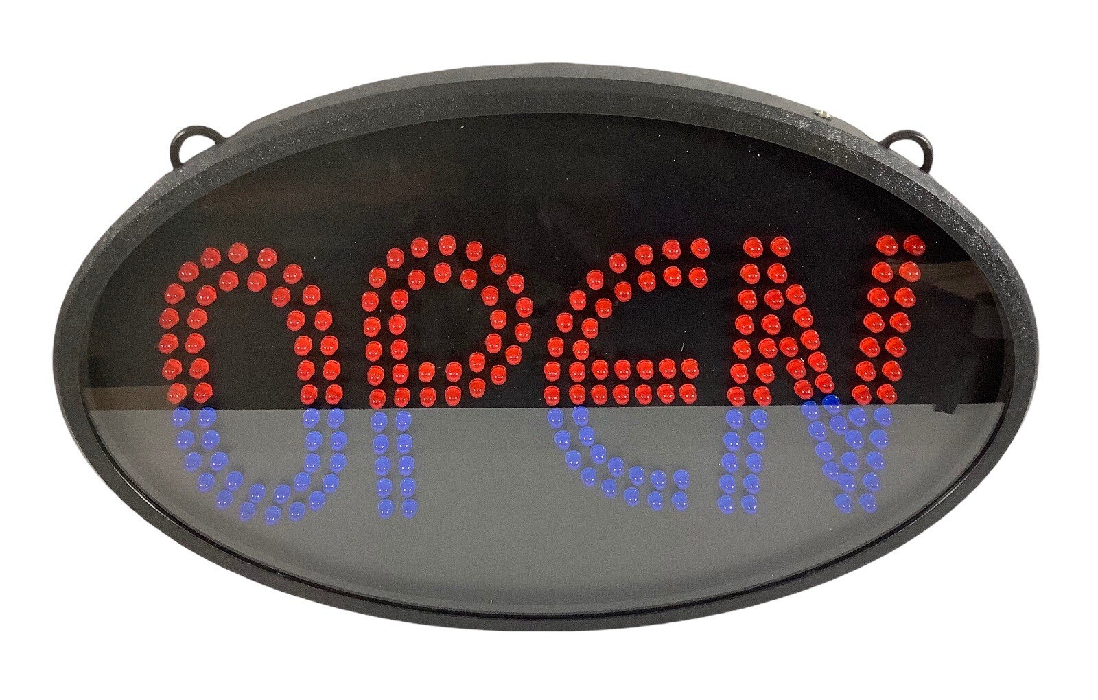 Green Light Innovations OPEN LED Sign 13&Prime; x 21&Prime; Red Blue Animated – See VIDEO