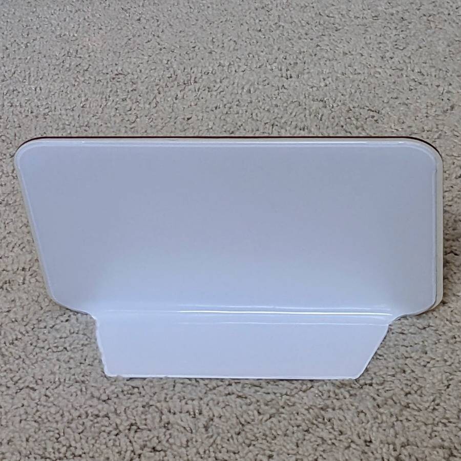Please Show Your Badge desktop tabletop countertop lobby entrance greeting sign