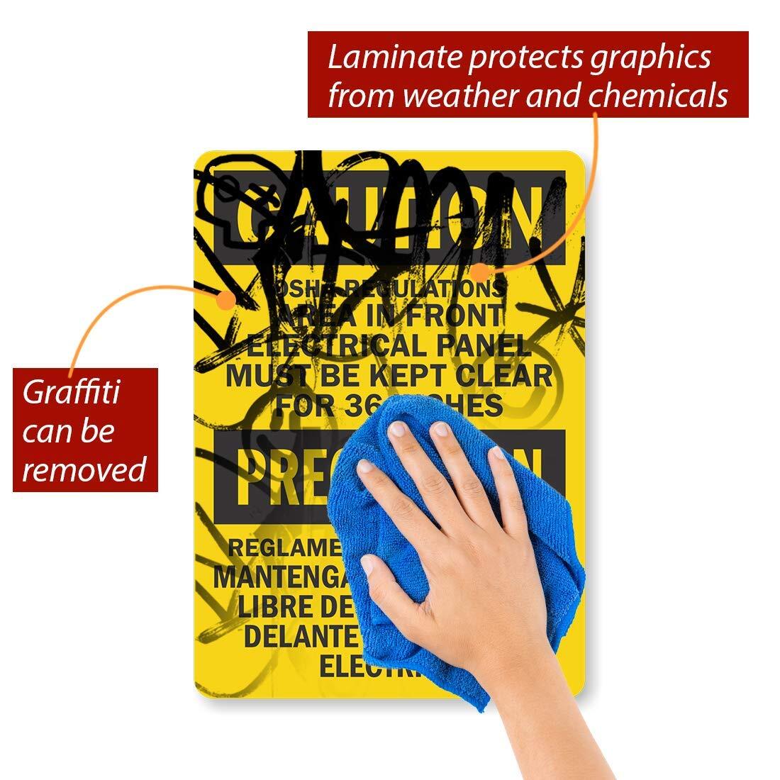 « Caution – Area In Front Of Electrical Panel Must Be Clear For 36 Inches » Bil…