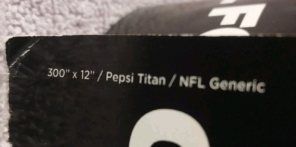 Black Pepsi Seasonal Promotional Banner 300in Long x 12in Tall – NFL