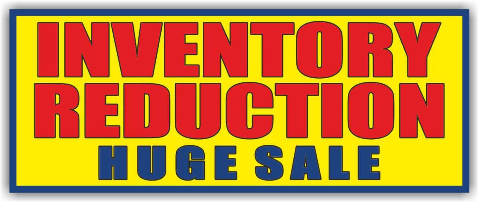INVENTORY REDUCTION HUGE SALE Advertising Banner Vinyl Mesh Sign Discount Shop