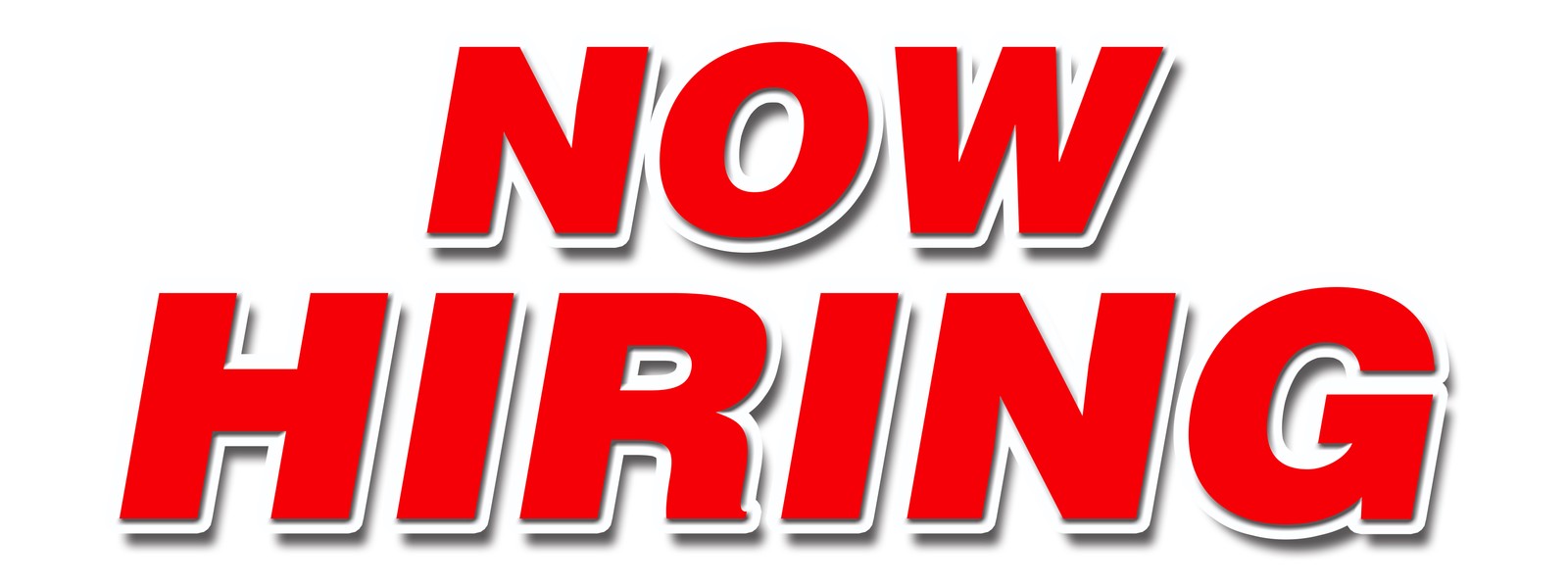 NOW HIRING DECAL sticker apply inside hiring hire jobs full part time